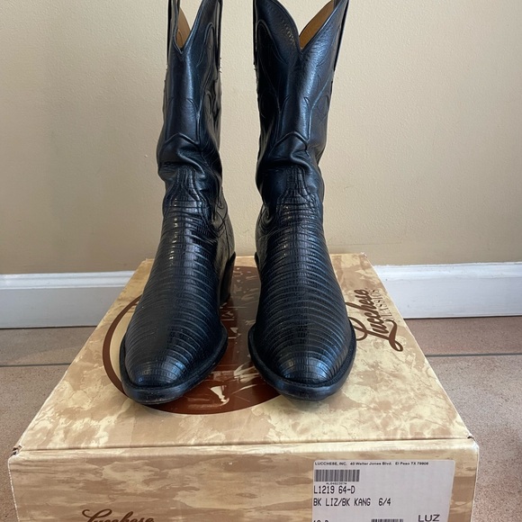Lucchese Vintage BK LIZ/BK KANG Boots - Picture 5 of 12